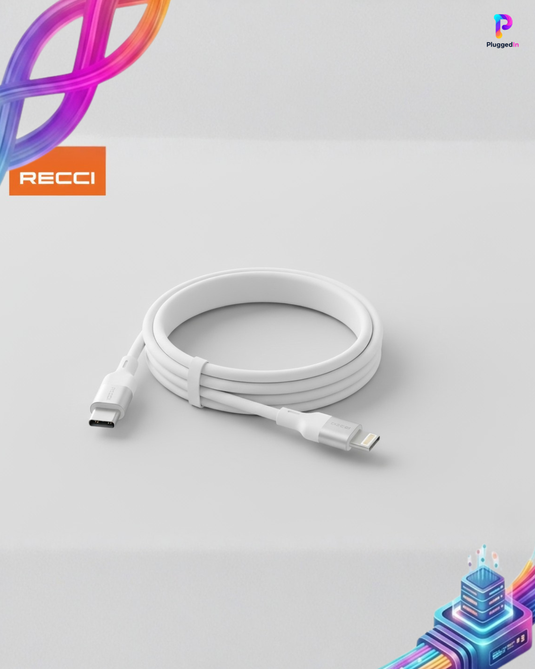 Recci USB-C to lightning cable