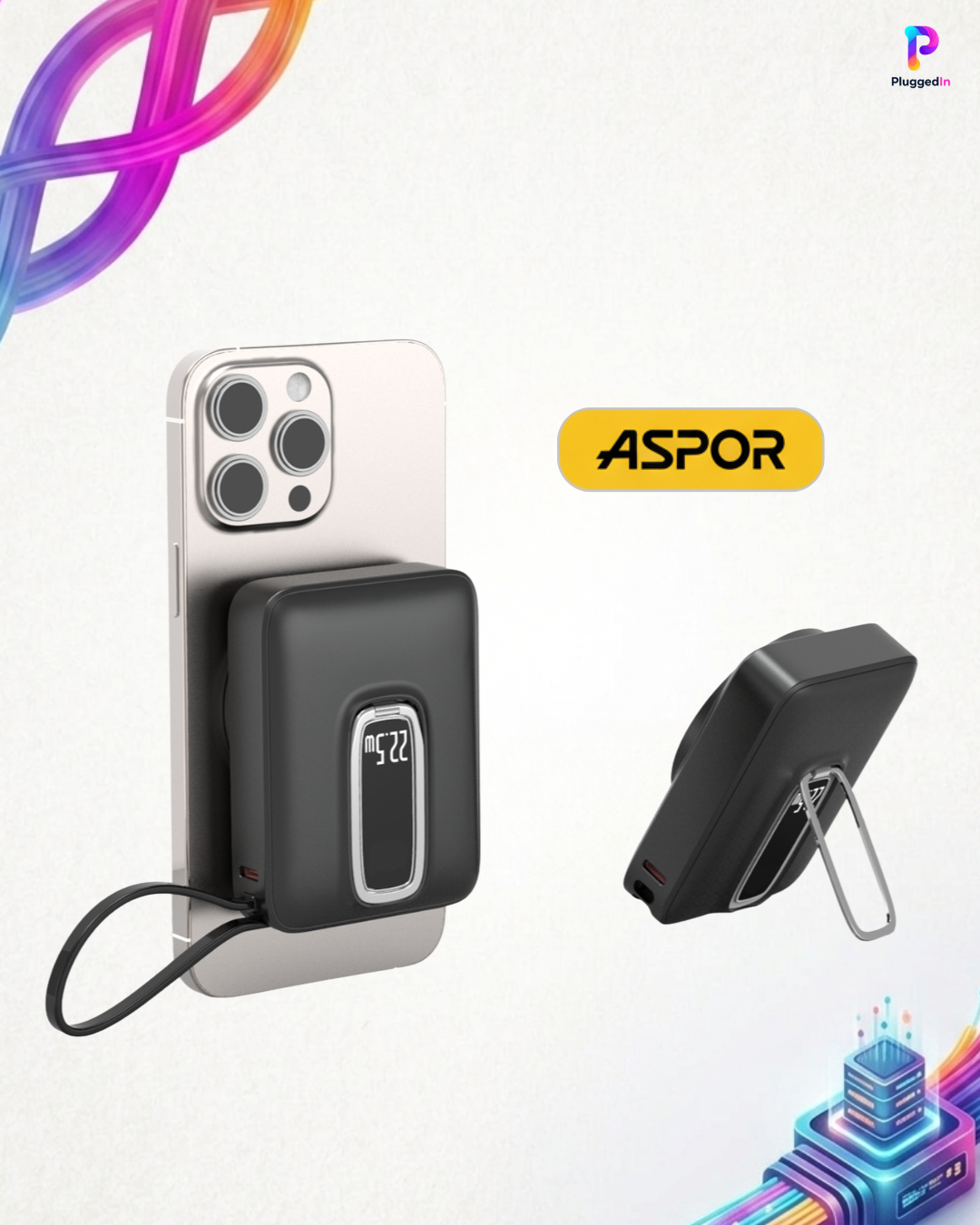 Aspor Magsafe Power bank 10000mAh