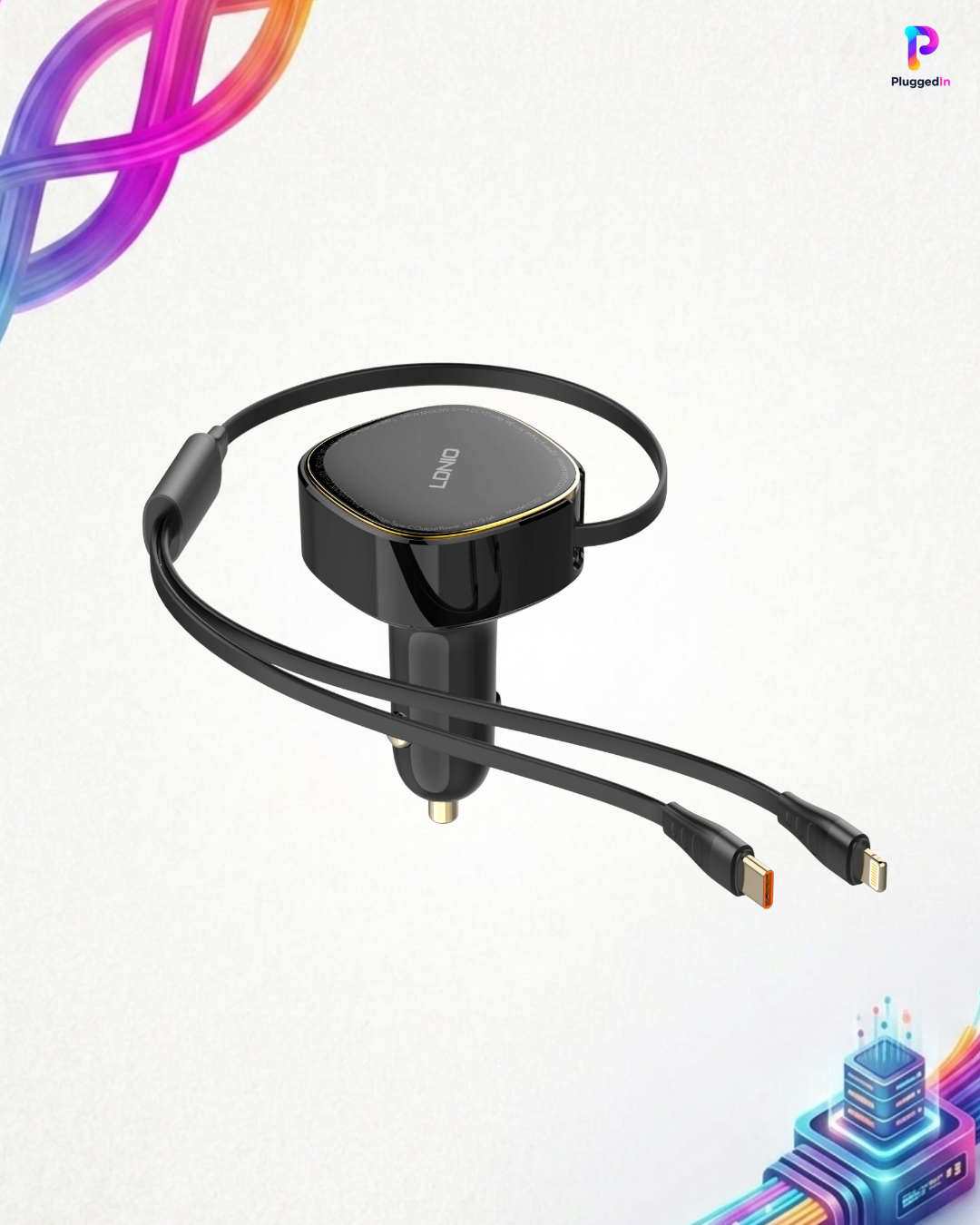 LDNIO C107 Ultra Fast Car Charger